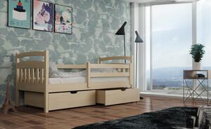 Dětská postel se šuplíky GRETA - 70x160, borovice