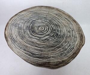 Stolek postranní TIMOR - černý, kulatý, 65 cm