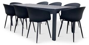 Zahradní jídelní set Viking XL 190cm + 8x židle Rikke