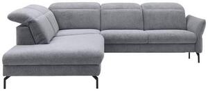 ROHOVÁ SEDAČKA, textil, šedá Dieter Knoll - Sedací soupravy