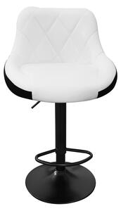 Aga Barová židle MR2000 Černá/Bílo-černá