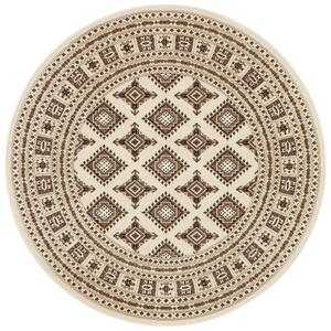 Nouristan - Hanse Home koberce Kruhový koberec Mirkan 104110 Cream ROZMĚR: 160x160 (průměr) kruh