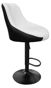 Aga Barová židle MR2000 Černá/Bílo-černá