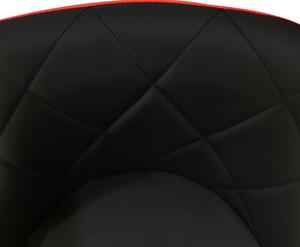 Aga Barová židle MR2000 Černá/Černo-červená