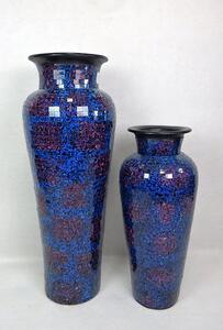 Váza DIVA, modrá, stolní, keramika, ruční práce