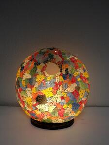 Stolní lampa barevná DONAT, ruční práce, mozaika