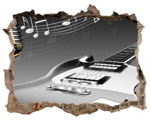Fotoobraz díra na stěnu Kytara a mikrofon nd-k-80845509