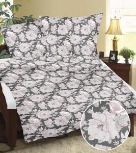 Bellatex Povlečení krepové 140x200, 70x90 cm Růže Bílá