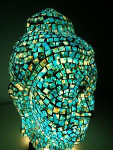 Stolní lampa - BUDHA , ruční práce, mozaika