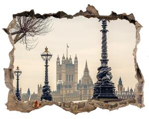 Fototapeta díra na zeď 3D Londýn podzim nd-k-81420238
