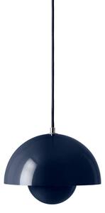 &Tradition Závěsná lampa Flowerpot VP1, steel blue 133082A568