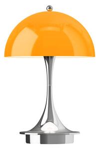 Louis Poulsen Přenosná lampa Panthella 160 V3, chrome original opal orange 5744613392