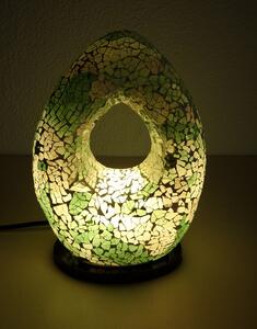 Stolná lampa ART OVAL, 27 cm, ručná práca