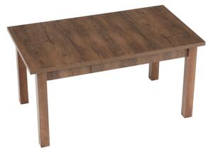 Tempo Kondela Jídelní stůl, rozkládací, dub lefkas tmavý, 160-203x90 cm, MONTANA STW