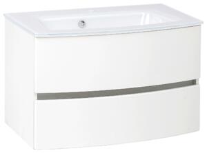SKŘÍŇKA S UMYVADLEM, bílá, bílá, 80 cm Held - Koupelnové série, Online Only