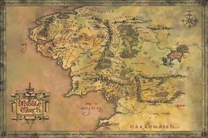Plakát, Obraz - The Lord of the Rings - Middle Earth