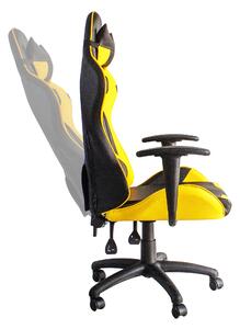 Aga Herní židle MR2090 Černo - Žlutá
