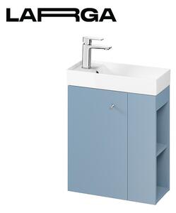 Cersanit Larga, umyvadlová skříňka 50cm, modrá matná, S932-065-DSM