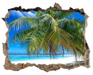 Nálepka fototapeta 3D výhled Tropická pláž nd-k-82585815