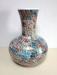 Váza TAO modrá , ruční práce, 45 cm