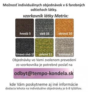 TempoKondela Rohová sedací souprava Santiago šedá levá