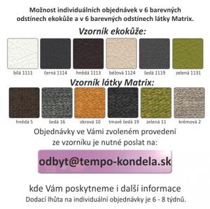 TempoKondela Rohová sedací souprava Santiago malý roh šedá levá