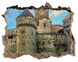 Fototapeta díra na zeď 3D Zámek Švýcarsko nd-k-83128126