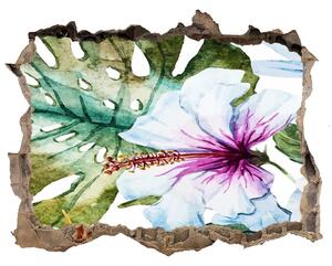 3D díra nálepka Hawajské květiny nd-k-83808650