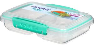 Sistema Dělený svačinový box To Go Small Split se 2 oddíly 350 ml, mátová