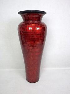 Váza DIVA červená, podlahová, 80 cm, ruční práce