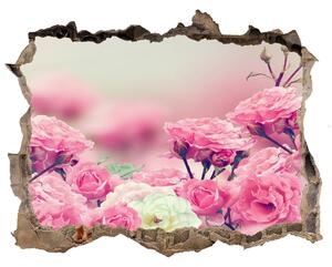 Samolepící díra na stěnu Květiny divoké růže nd-k-84071229