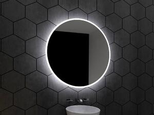 DELPHI zrcadlo s LED osvětlením 120 diod na metr Barva podsvícení zrcadla: teplá, Průměr (cm): 50
