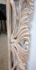 Zrcadlo SIRENE hnědá natural, 120x60 cm,exotické dřevo, ruční práce