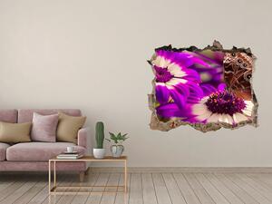 Samolepící díra na stěnu Motýl na květině nd-k-84885251