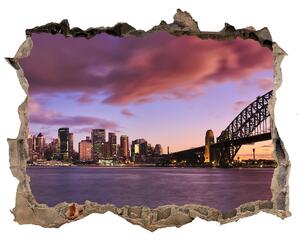 Fototapeta díra na zeď 3D Most w Sydney nd-k-86410877