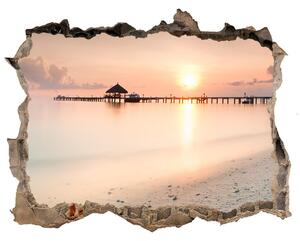 Nálepka fototapeta 3D výhled Pláž Maledivy nd-k-87760968