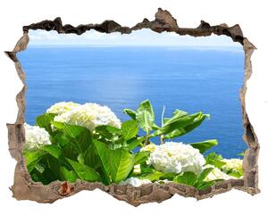 Nálepka fototapeta 3D Květiny nad mořem nd-k-87726143