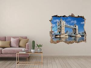 Fototapeta díra na zeď 3D Tower bridge Londýn nd-k-88558446