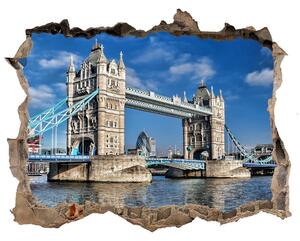 Fototapeta díra na zeď 3D Tower bridge Londýn nd-k-88558446