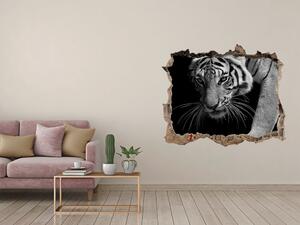 Díra 3D foto tapeta nálepka Tygr nd-k-89533463