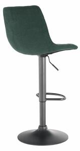 Barová židle, zelená / černá, LAHELA