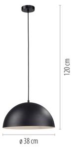 Schöner Wohnen 11728-18 - Lustr na lanku ALI 1xE27/25W/230V pr. 38 cm černá