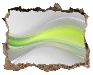 Samolepící díra zeď 3D Abstrakce vlny nd-k-89608150