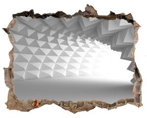 Samolepící díra zeď 3D Abstrakce tunel nd-k-89942519