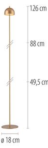 Schöner Wohnen 19245-12 - LED Stm. stojací lampa BELLIS LED/2,5W/5V IP54 zlatá
