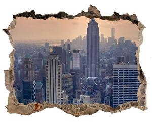Fototapeta díra na zeď 3D Manhattan New York nd-k-90170601