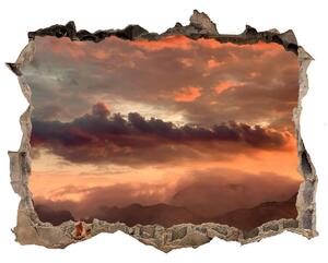 Nálepka fototapeta na zeď Západ slunce hory nd-k-90609919