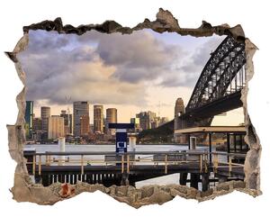 Fototapeta díra na zeď 3D Most w Sydney nd-k-90745371