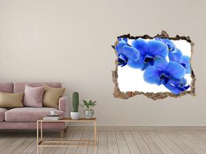Samolepící díra nálepka Modrá orchidej nd-k-91549599