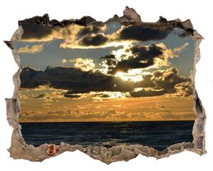Nálepka fototapeta 3D Západ slunce na moři nd-k-91456037